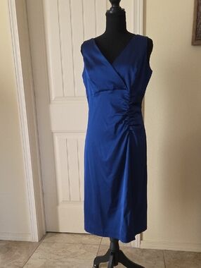 Donna Ricco (New York) Women's Royal Blue Dress, Size 10.